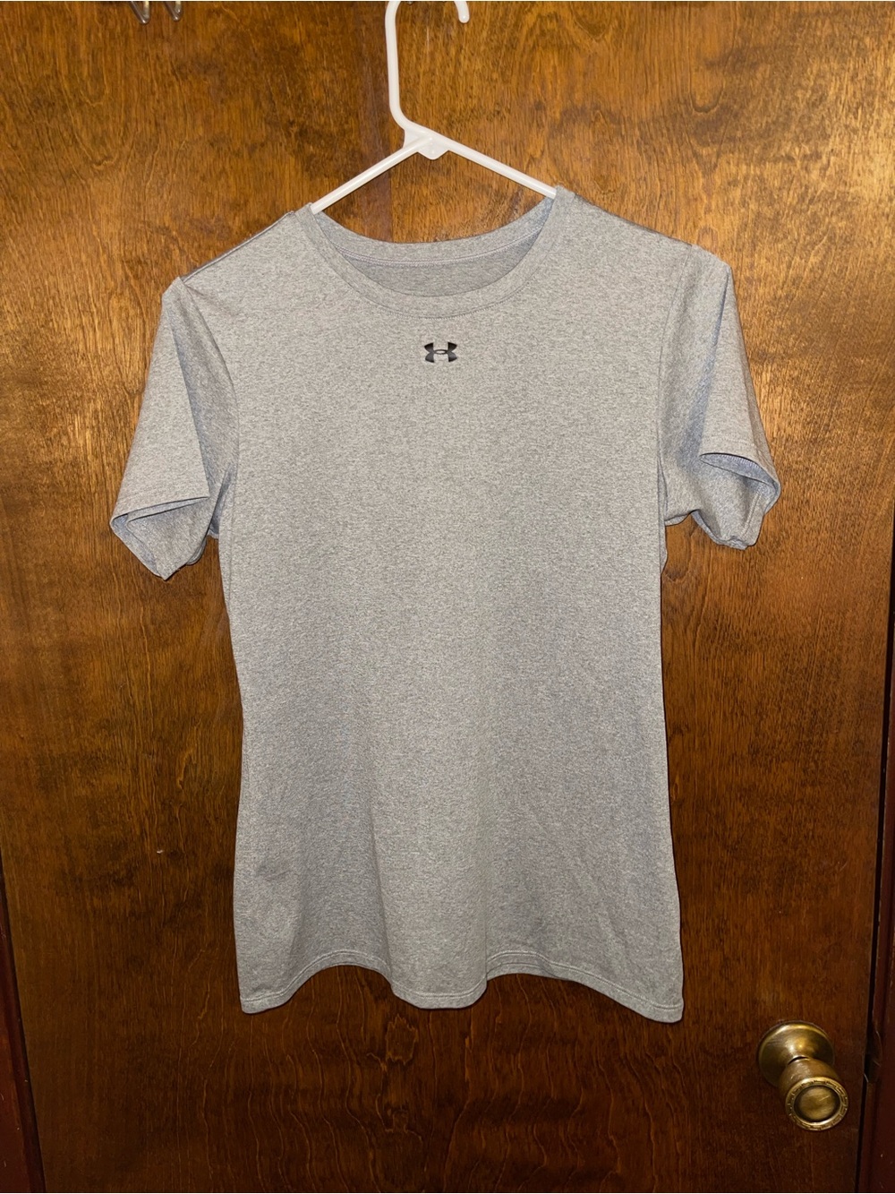 Under Armour Grey Heather V-Neck Performance Tee